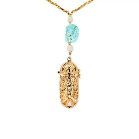 ΔPENTHē Pendant Necklace (Turquoise)